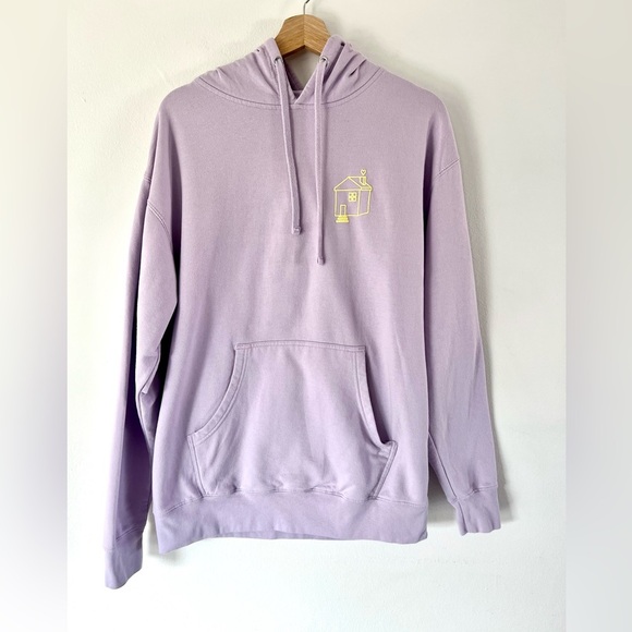 Harry Styles Harry's House Tour Playlist Lilac Purple Hoodie Size Large - Picture 1 of 8